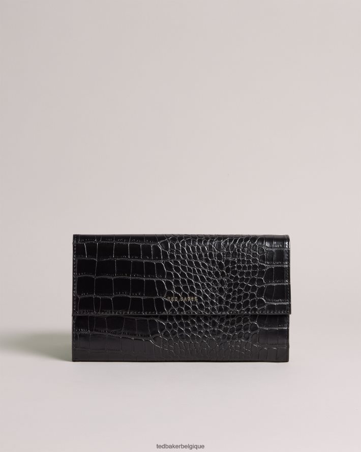 être Ted Baker femmes portefeuille de voyage porte-passeport travelz noir FR8J421001 accessoires