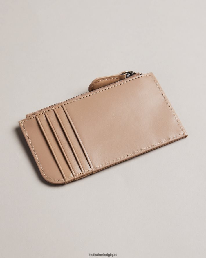 être Ted Baker femmes porte-cartes en cuir nubuck Needt brun FR8J421032 accessoires