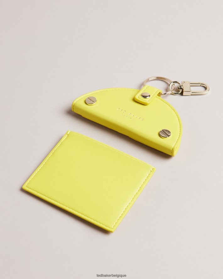 être Ted Baker femmes porte-clés et porte-cartes en tranches de citron Lemmonn jaune FR8J421095 accessoires
