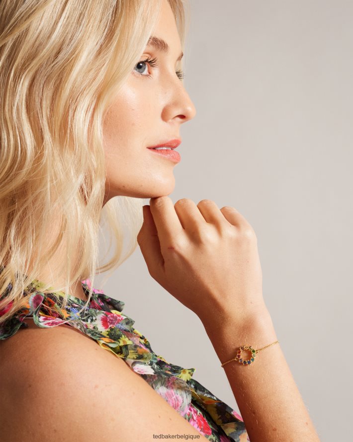 être Ted Baker femmes bracelet cerceau en cristal cresta multicolore FR8J421109 bijoux