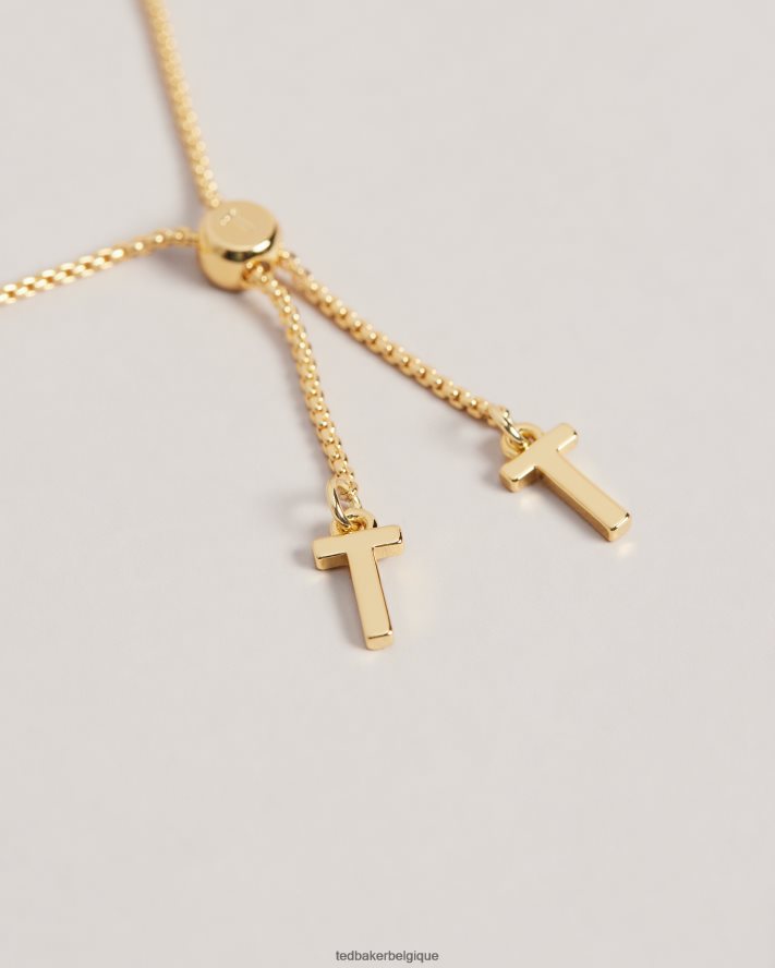 être Ted Baker femmes bracelet coulissant en cristal icône Melrah couleur or FR8J42992 bijoux