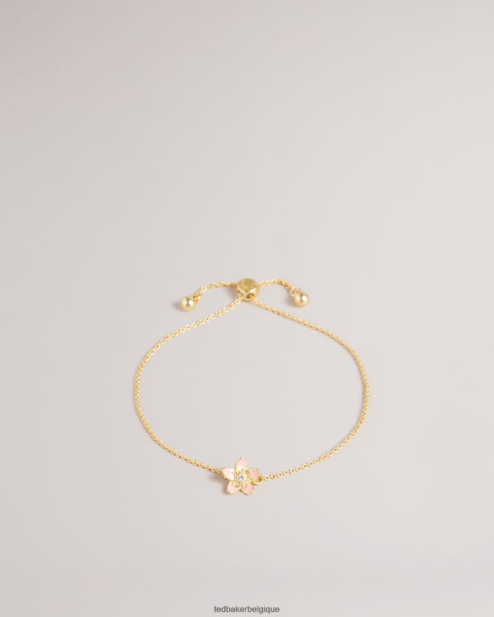 être Ted Baker femmes bracelet à fleurs tressées pl-rose FR8J42982 bijoux