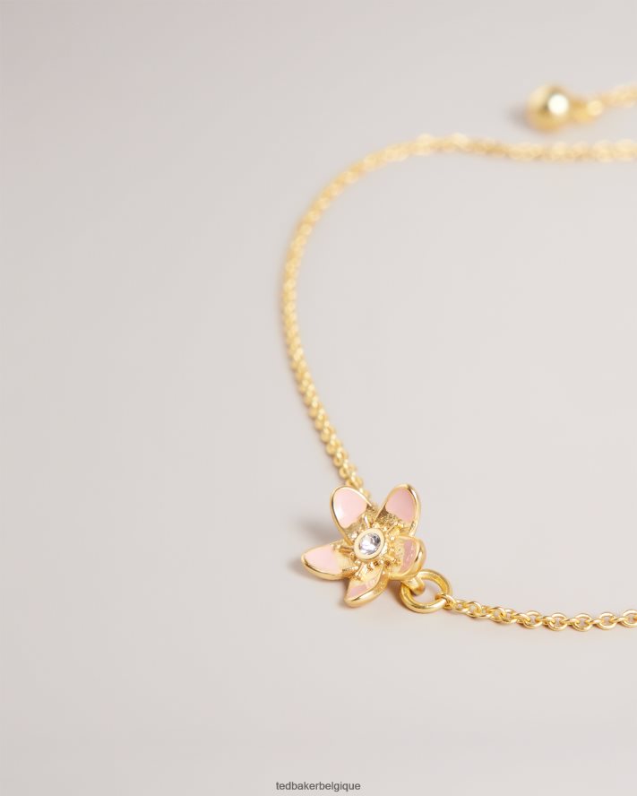 être Ted Baker femmes bracelet à fleurs tressées pl-rose FR8J42982 bijoux