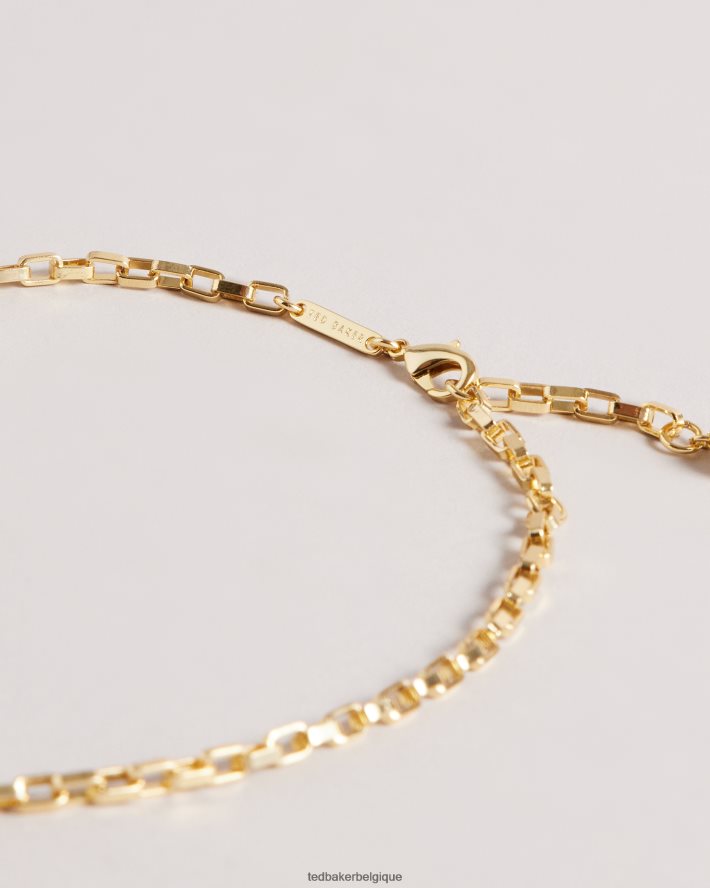 être Ted Baker femmes Mareka collier pendentif coeur infini couleur or FR8J421110 bijoux