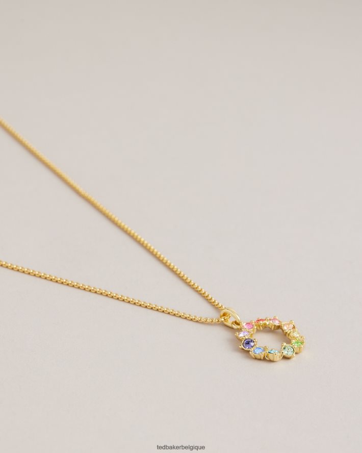 être Ted Baker femmes collier à pendentif cerceau en cristal cresar calypso multicolore FR8J421143 bijoux