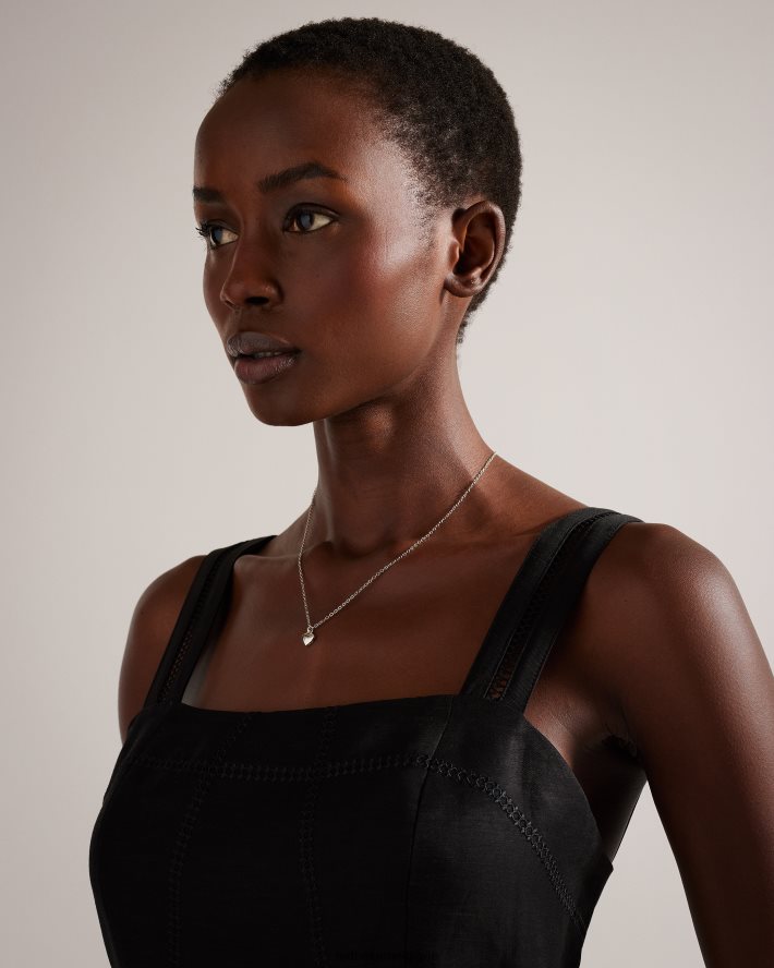 être Ted Baker femmes collier pendentif coeur hara couleur argent FR8J421006 bijoux