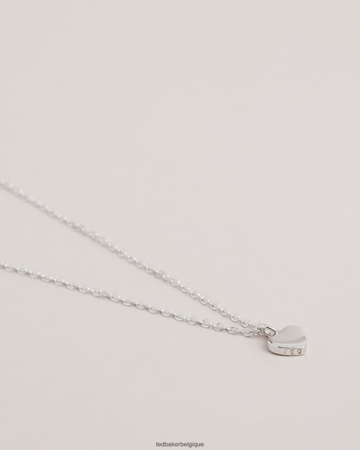 être Ted Baker femmes collier pendentif coeur hara couleur argent FR8J421006 bijoux