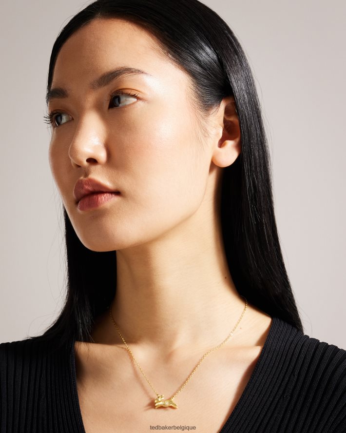 être Ted Baker femmes collier pendentif lapin rabsa couleur or FR8J421118 bijoux