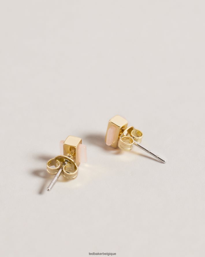 être Ted Baker femmes boucle d'oreille avec barre de pierres précieuses Georg pl-rose FR8J42971 bijoux