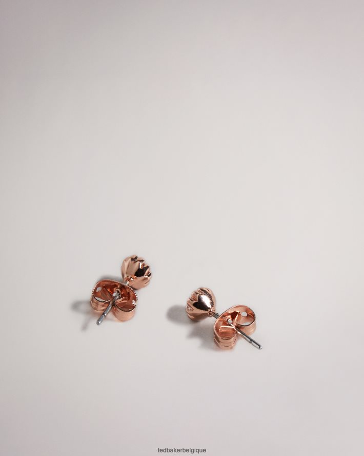 être Ted Baker femmes boucle d'oreille nano en cristal Perella couleur or rose FR8J421135 bijoux
