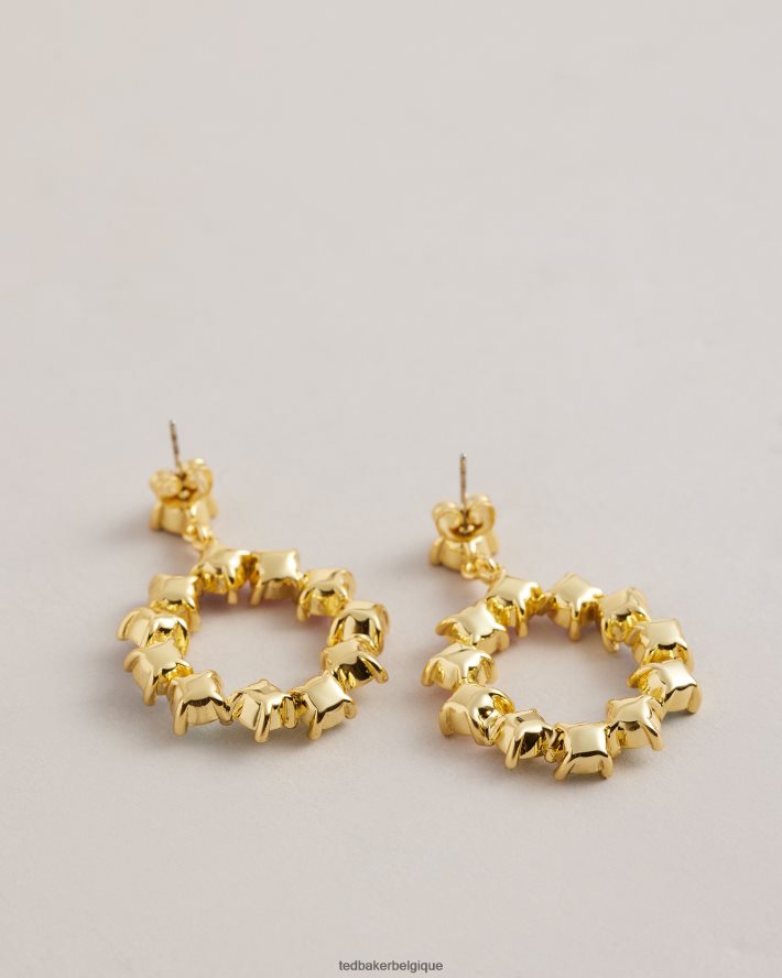 être Ted Baker femmes boucles d'oreilles créoles à cristaux Crissty multicolore FR8J421150 bijoux