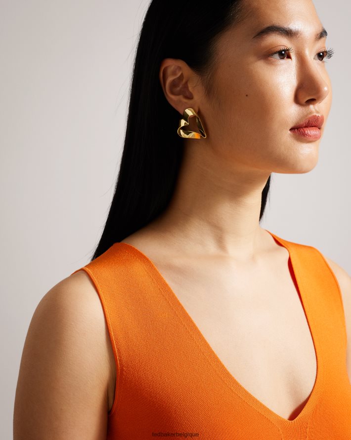 être Ted Baker femmes monnroe boucles d'oreilles coeur infini couleur or FR8J421114 bijoux