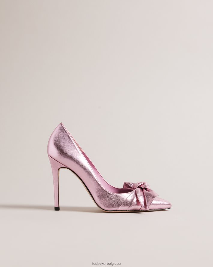 être Ted Baker femmes escarpins métallisés Ryal rose clair FR8J42849 chaussures
