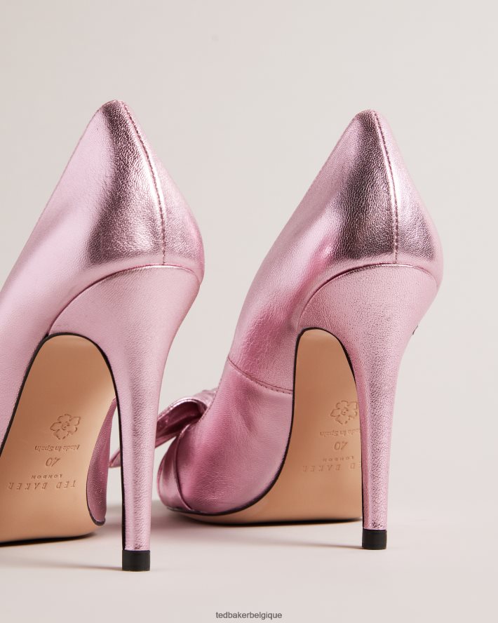 être Ted Baker femmes escarpins métallisés Ryal rose clair FR8J42849 chaussures