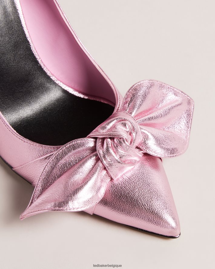 être Ted Baker femmes escarpins métallisés Ryal rose clair FR8J42849 chaussures