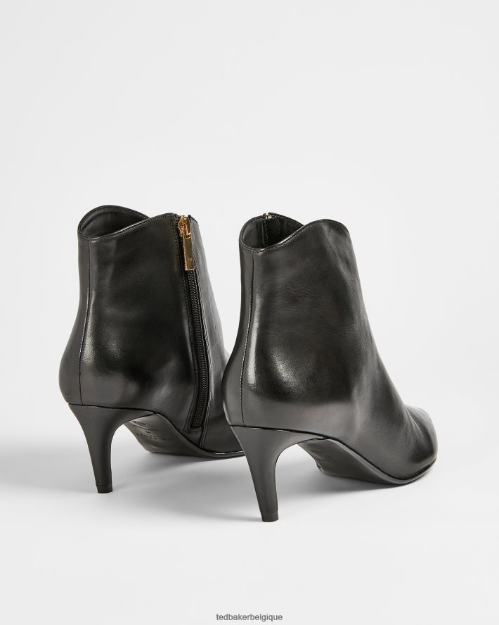 être Ted Baker femmes Botte à talons aiguilles en cuir Galiana 60 mm noir FR8J42932 chaussures