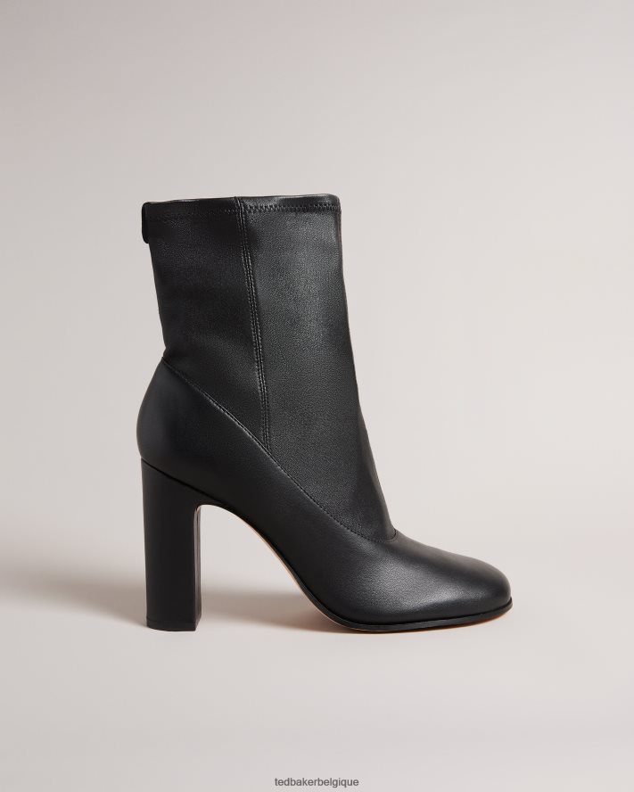 être Ted Baker femmes bottines en cuir stretch Marshah noir FR8J42922 chaussures