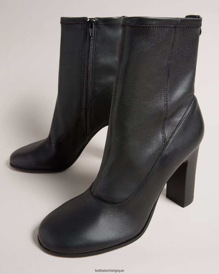 être Ted Baker femmes bottines en cuir stretch Marshah noir FR8J42922 chaussures