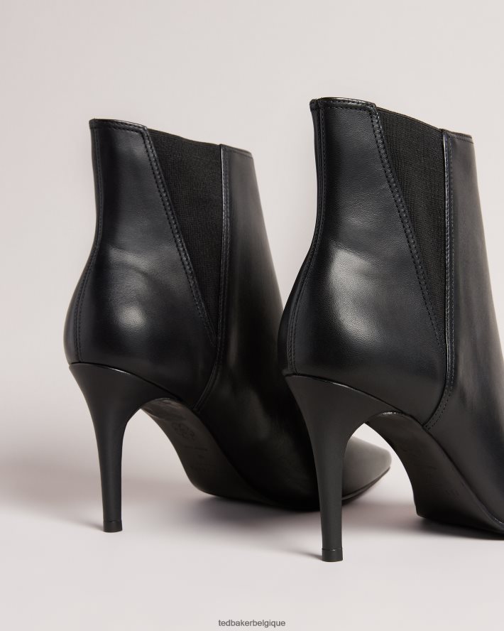 être Ted Baker femmes bottines à talons aiguilles en cuir maaryal noir FR8J42840 chaussures