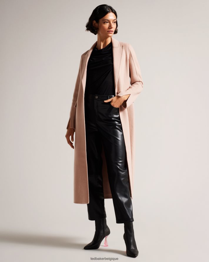 être Ted Baker femmes bottines à talons hauts en cuir stretch liya noir FR8J42841 chaussures