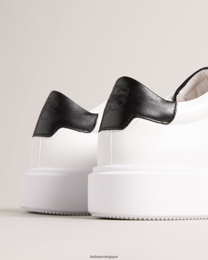 être Ted Baker femmes baskets à plateforme à fleurs magnolia maymay blanc FR8J42843 chaussures