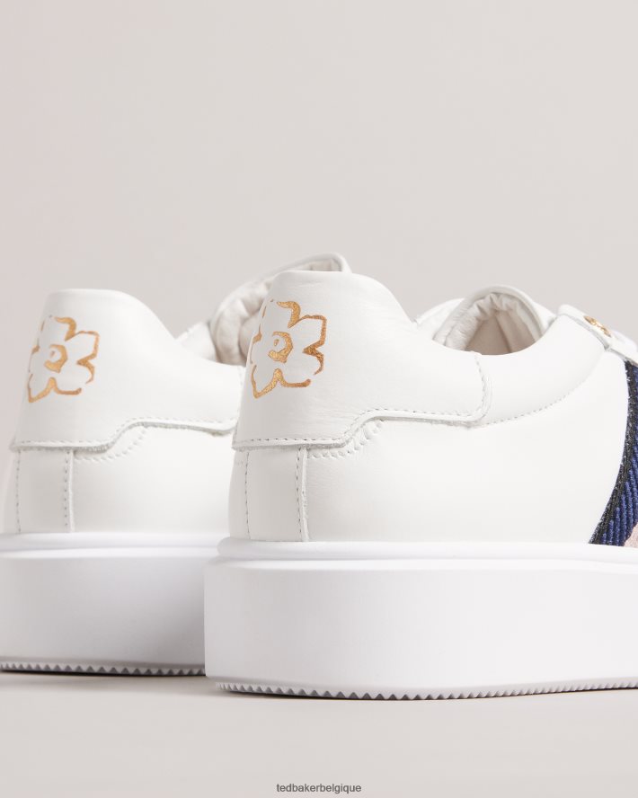 être Ted Baker femmes baskets à sangles plateforme lornie marine FR8J42878 chaussures