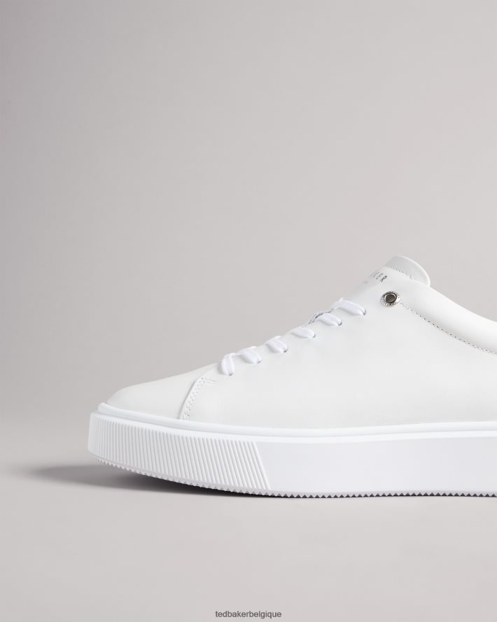 être Ted Baker femmes lornea magnolia fleur plate-forme formateur blanc noir FR8J42862 chaussures