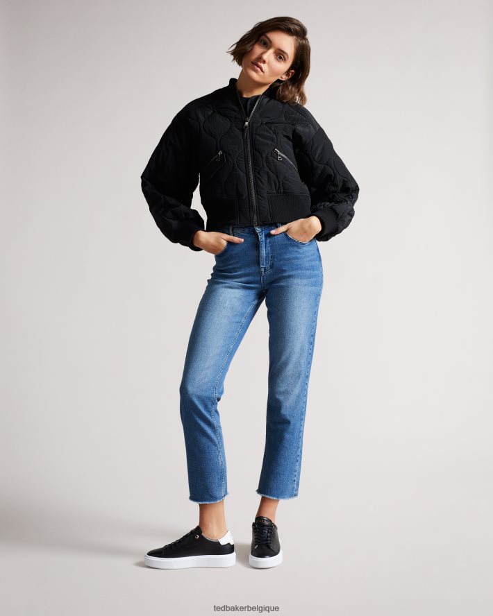 être Ted Baker femmes lornea magnolia fleur plate-forme formateur noir FR8J42876 chaussures