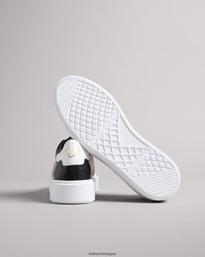 être Ted Baker femmes lornea magnolia fleur plate-forme formateur noir FR8J42876 chaussures