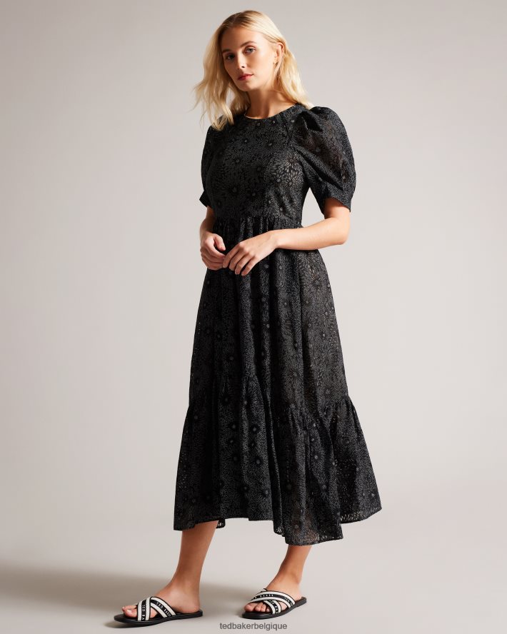 être Ted Baker femmes Ashika - Sandales à brides tressées noir FR8J42880 chaussures