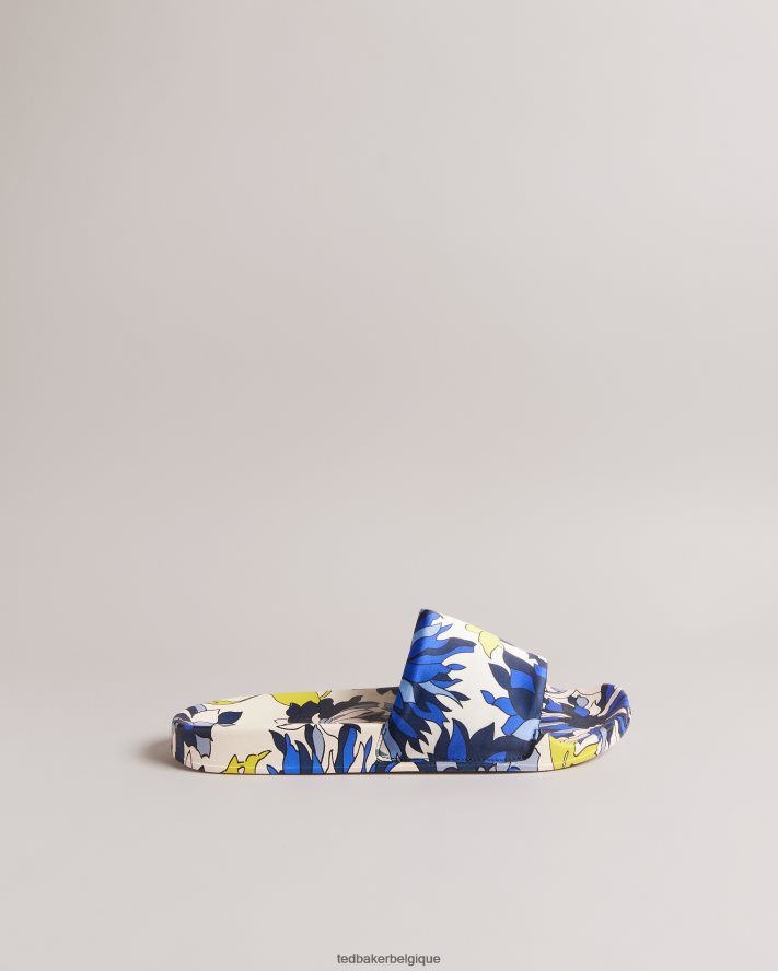 être Ted Baker femmes anniti - claquettes à imprimé floral marine FR8J42916 chaussures