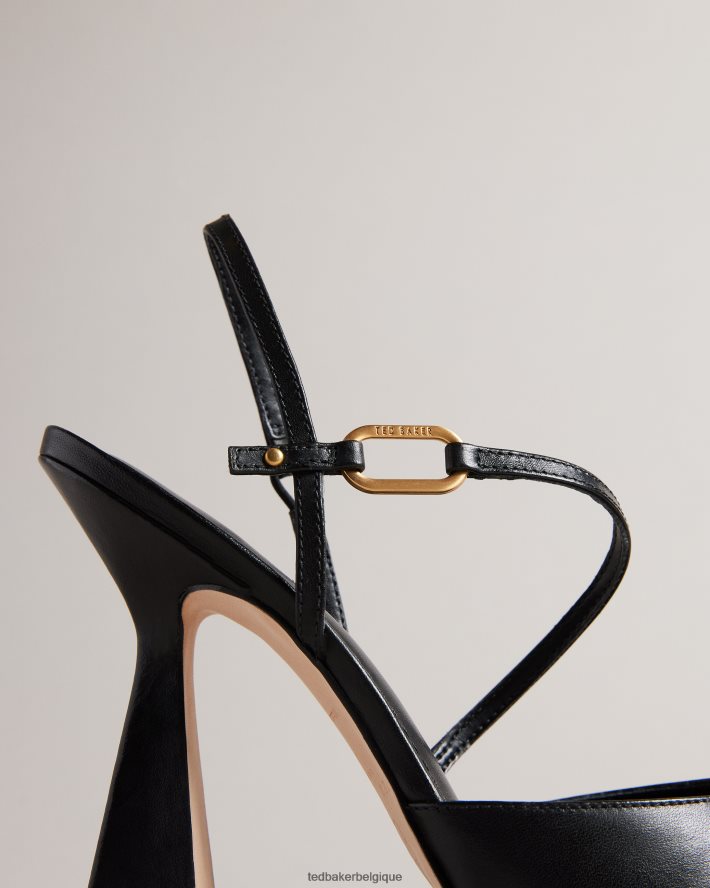 être Ted Baker femmes escarpins pointus à talon géométrique Coriana noir FR8J42888 chaussures