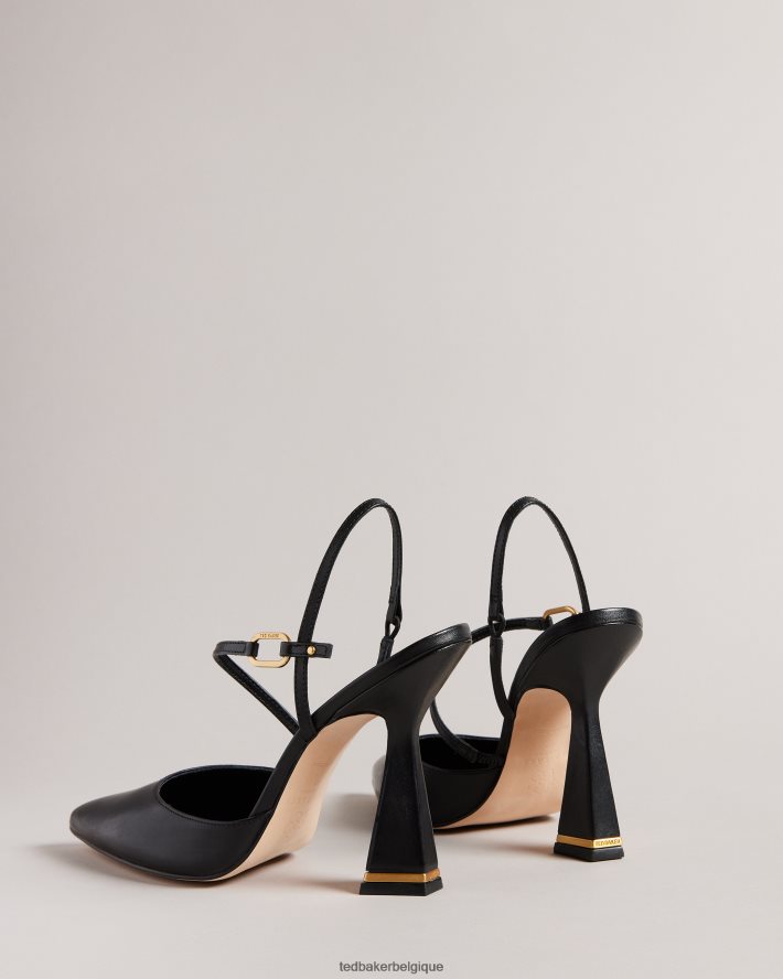 être Ted Baker femmes escarpins pointus à talon géométrique Coriana noir FR8J42888 chaussures