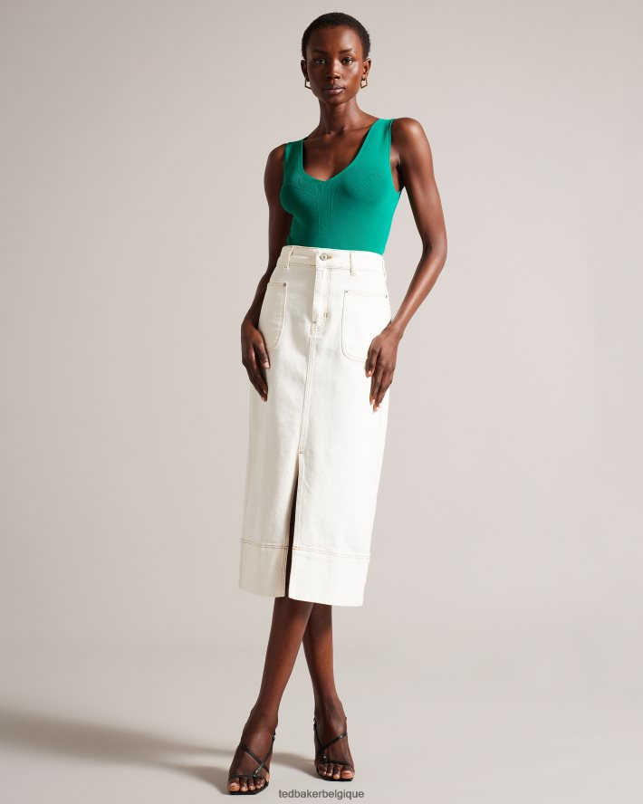 être Ted Baker femmes sandales à talons géométriques à lanières Cayena noir FR8J42861 chaussures