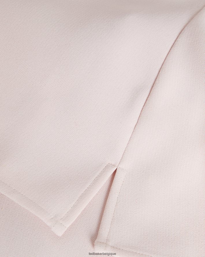 être Ted Baker femmes andreno - Caraco à bretelles avec bordures en boucle nu clair FR8J42326 vêtements