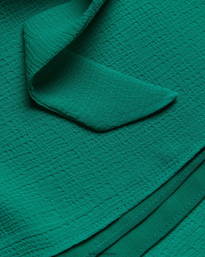 être Ted Baker femmes lydhia - top sans manches avec lien à nouer vert FR8J42457 vêtements