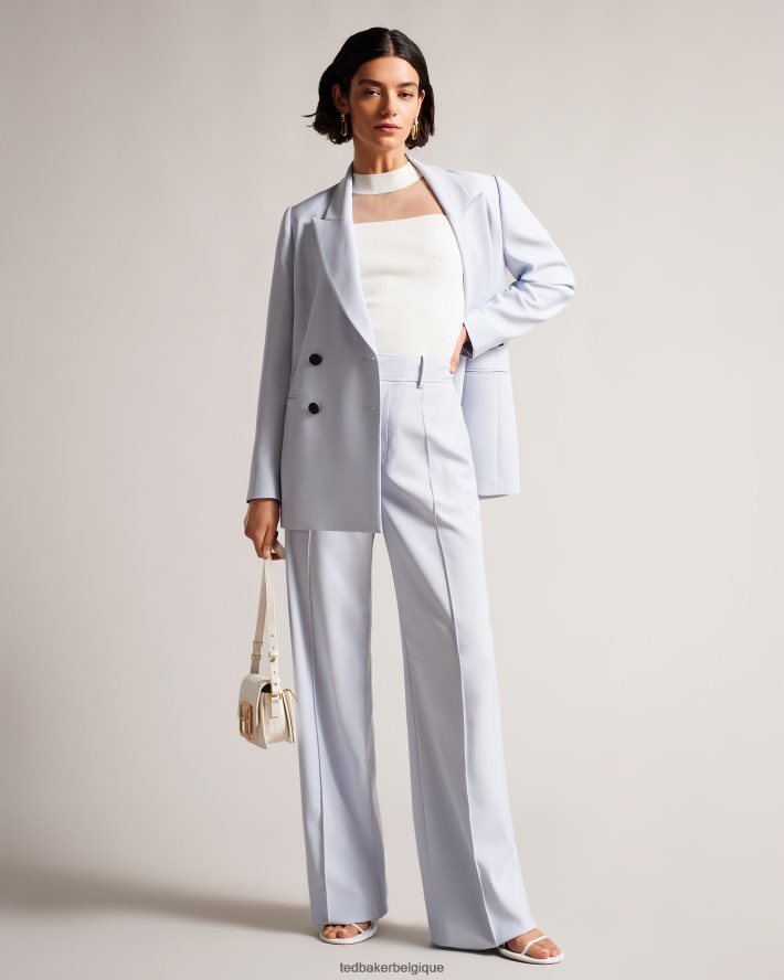 être Ted Baker femmes daviner - haut en maille ajusté blanc FR8J42281 vêtements