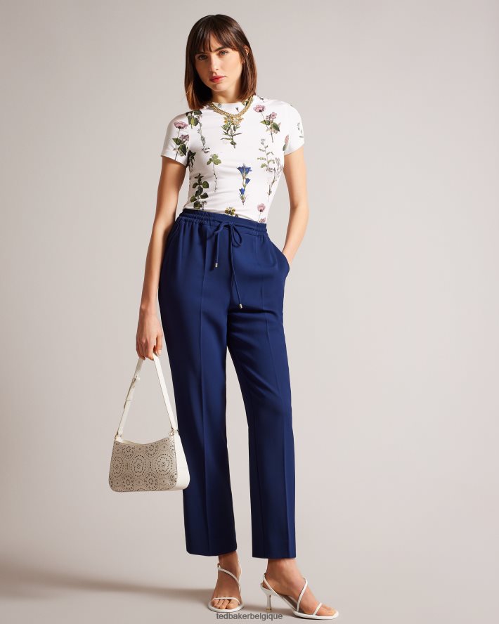 être Ted Baker femmes t-shirt à imprimé bouquet botanique rasmean blanc FR8J42397 vêtements