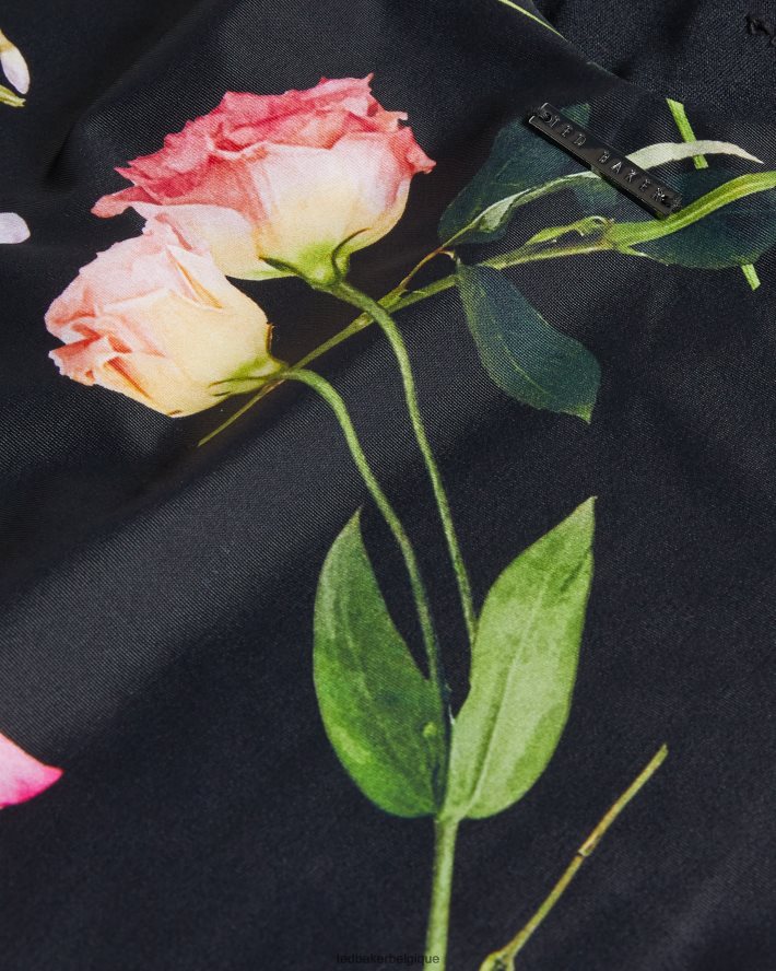 être Ted Baker femmes maillot de bain balconnet fleuri Saffiey noir FR8J42195 vêtements