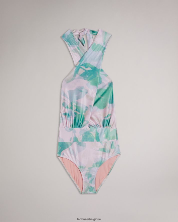 être Ted Baker femmes maillot de bain multi-usages milene vert FR8J42356 vêtements