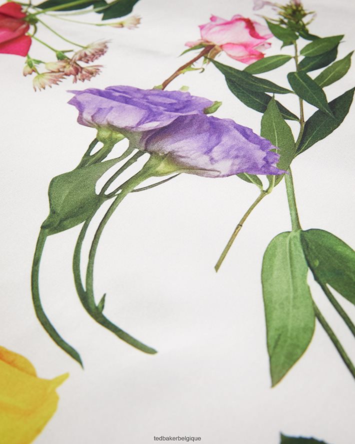 être Ted Baker femmes paulaah - kimono à imprimé floral écru FR8J42423 vêtements