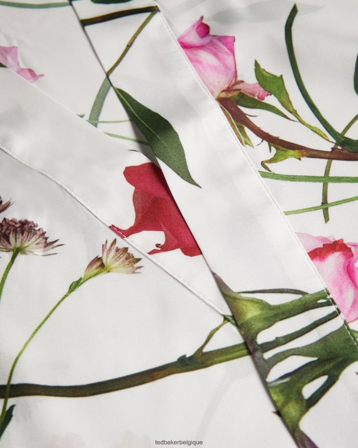 être Ted Baker femmes paulaah - kimono à imprimé floral écru FR8J42423 vêtements
