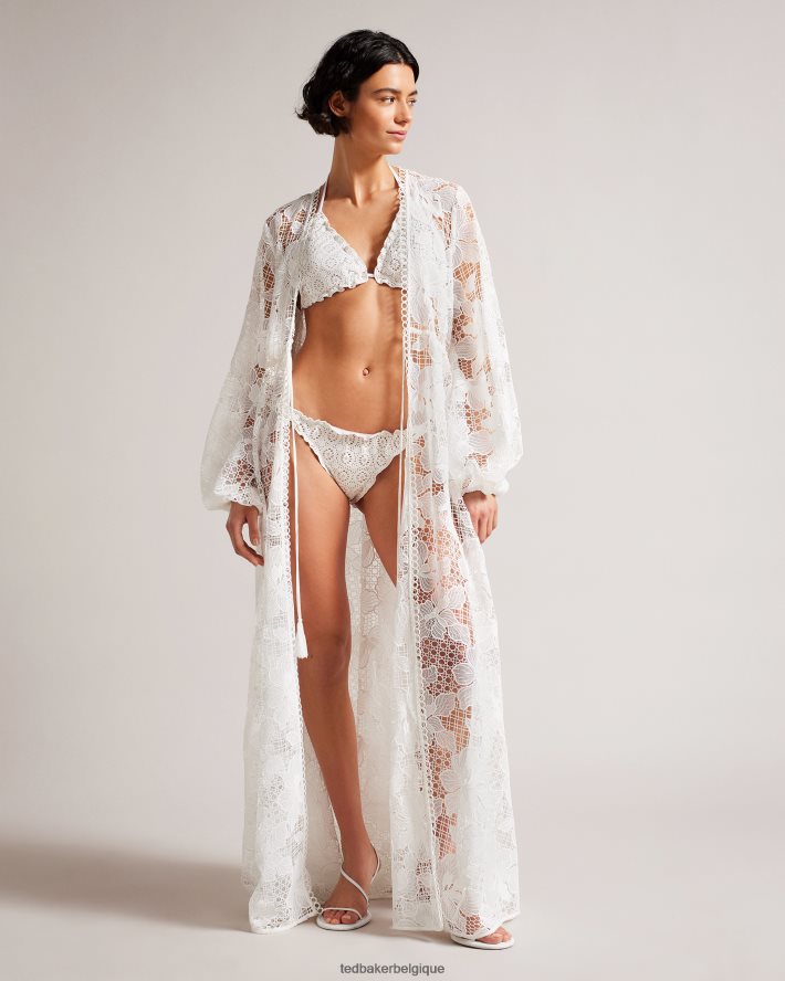 être Ted Baker femmes Layleta - Bas de bikini à volants blanc FR8J42426 vêtements