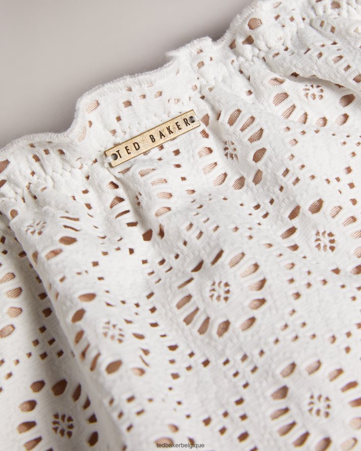 être Ted Baker femmes Layleta - Bas de bikini à volants blanc FR8J42426 vêtements