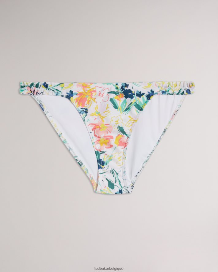 être Ted Baker femmes pantalon de bikini à fleurs melray blanc FR8J42608 vêtements