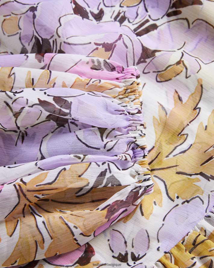 être Ted Baker femmes Siyona se cache sur l'épaule blanc FR8J42368 vêtements