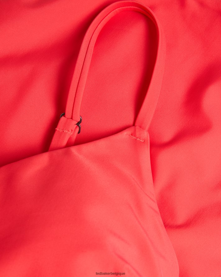 être Ted Baker femmes maillot de bain plongeant neyome corail FR8J42200 vêtements