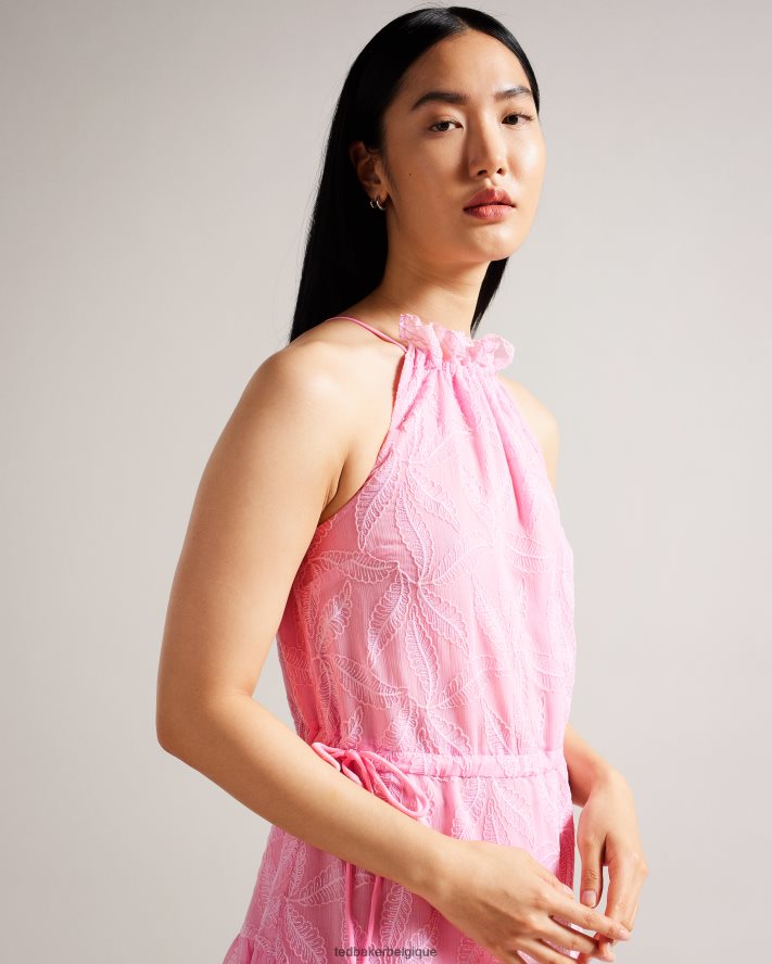 être Ted Baker femmes miarose - robe dos nu à cordon de serrage à la taille lilas FR8J42174 vêtements