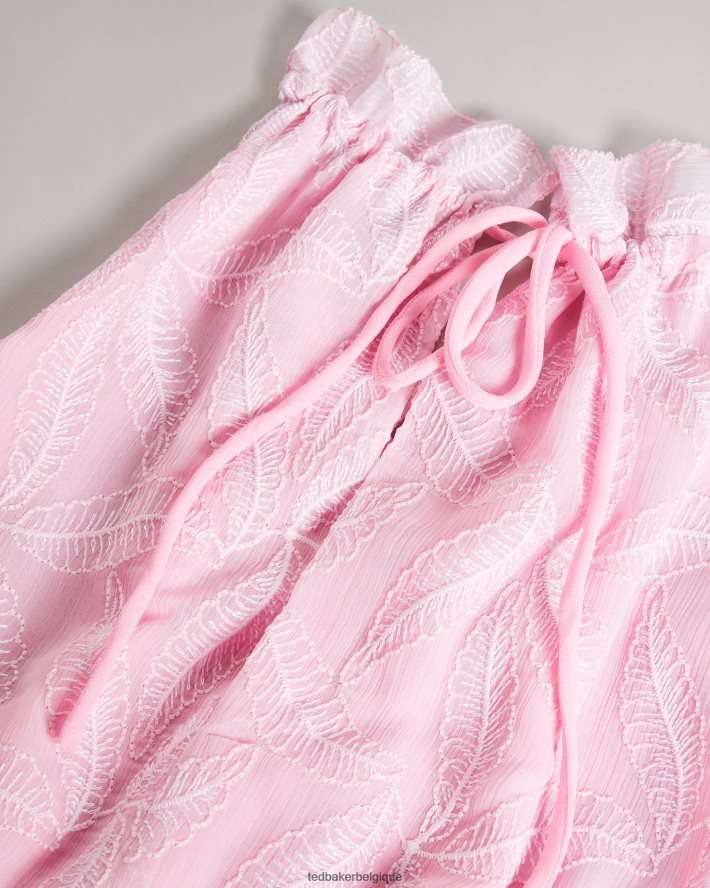 être Ted Baker femmes miarose - robe dos nu à cordon de serrage à la taille lilas FR8J42174 vêtements