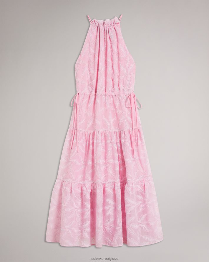 être Ted Baker femmes miarose - robe dos nu à cordon de serrage à la taille lilas FR8J42174 vêtements